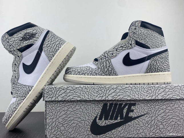 Cheap Air Jordan DZ5485-052 1 White Cement OG High 0702